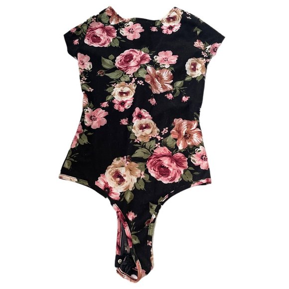 !!3 for $20!! Poly & Esther floral Bodysuit size X-small - Picture 2 of 3